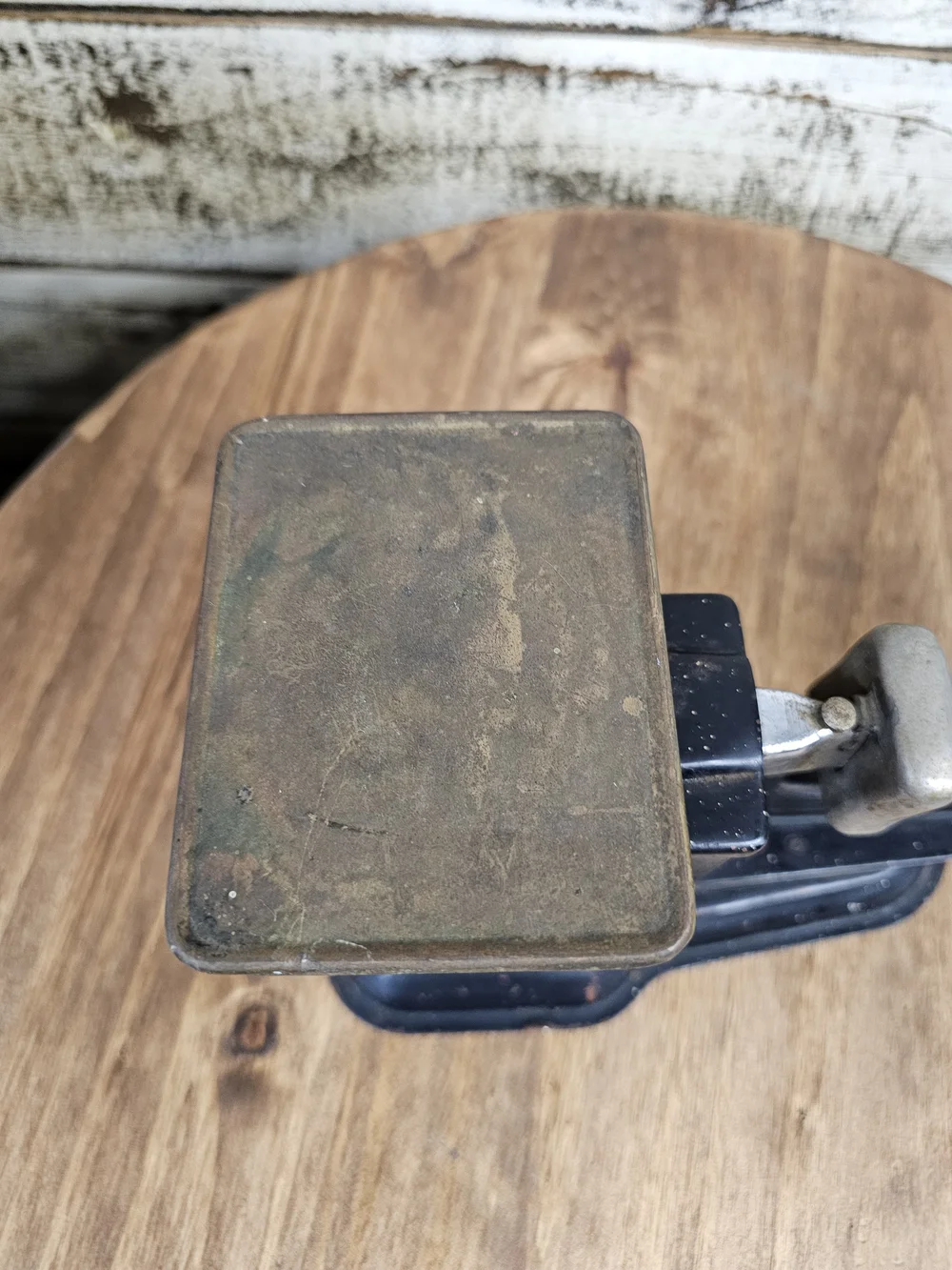 Vintage 1944 Triner Black Postal Scale with Brass Tray - Picture 8 of 13